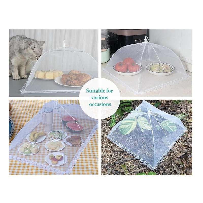6Packs Food Covers for Outside Mesh, Food Tents/Food Covers for Outdoors, Outdoor Food Covers Food N