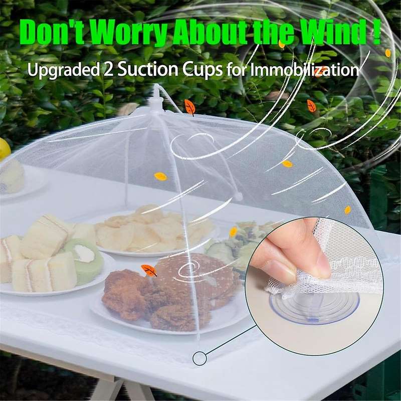 6Packs Food Covers for Outside Mesh, Food Tents/Food Covers for Outdoors, Outdoor Food Covers Food N