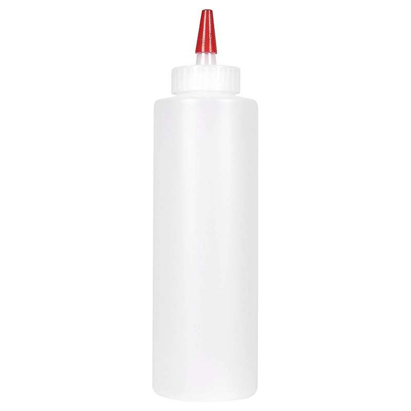 6pc Squeeze Squirt Condiment Bottles for Sauces - 16 Ounce - Perfect Containers for Ketchup, Bbq, S