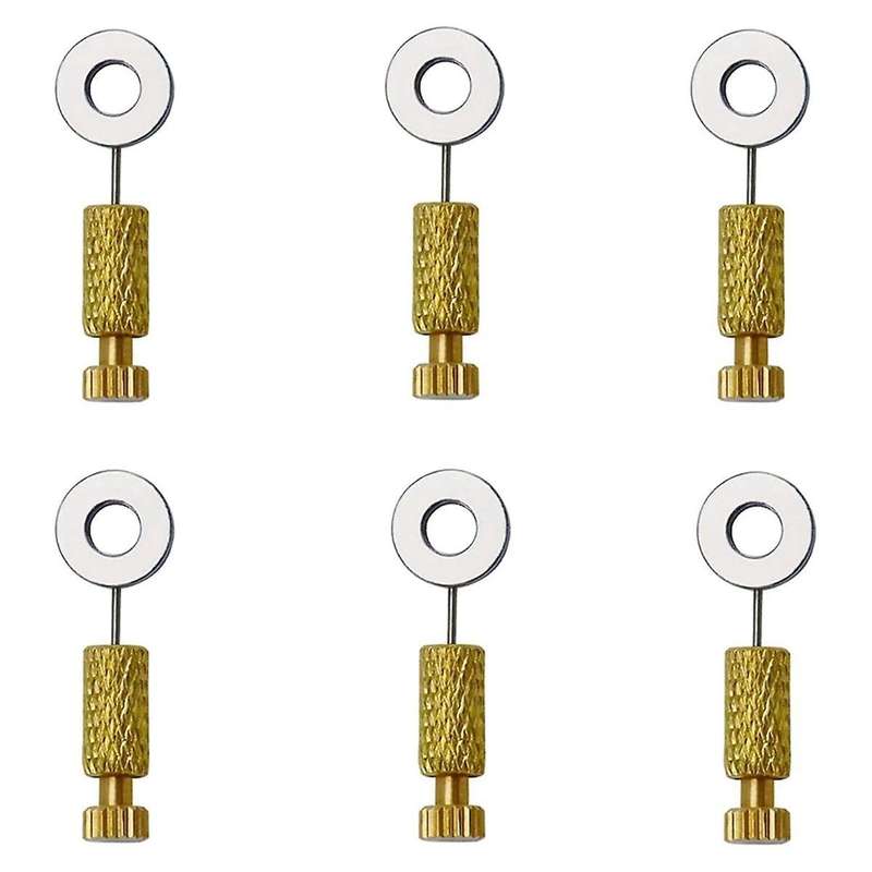 6Pcs (6-12mm/0.24-0.47In) Leather Suture Positioning Needle Handmade Tools Leather Making Stitching