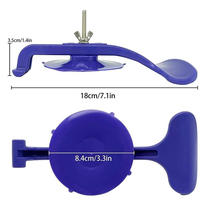 6pc Suction Cup Clamp Set, Class Clamp Kit for Car Convertible Glass Windshield Top Repair Gluing