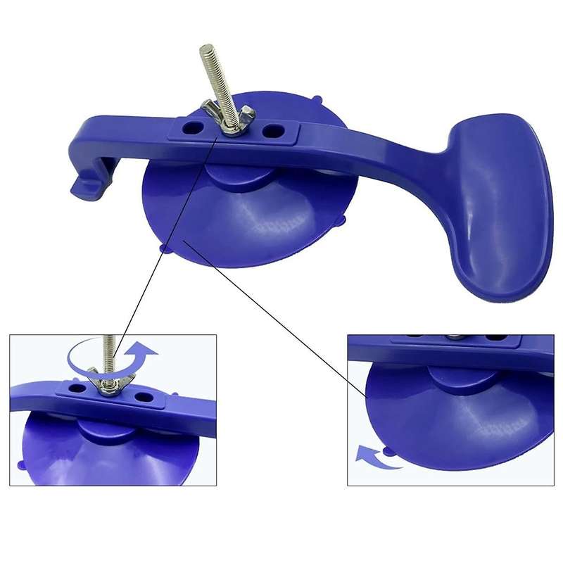 6pc Suction Cup Clamp Set, Class Clamp Kit for Car Convertible Glass Windshield Top Repair Gluing