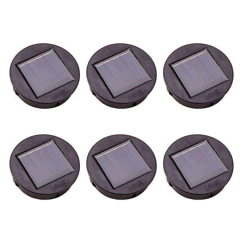 6pc Smart Garden Solar Powered Replacement Round Led Light
