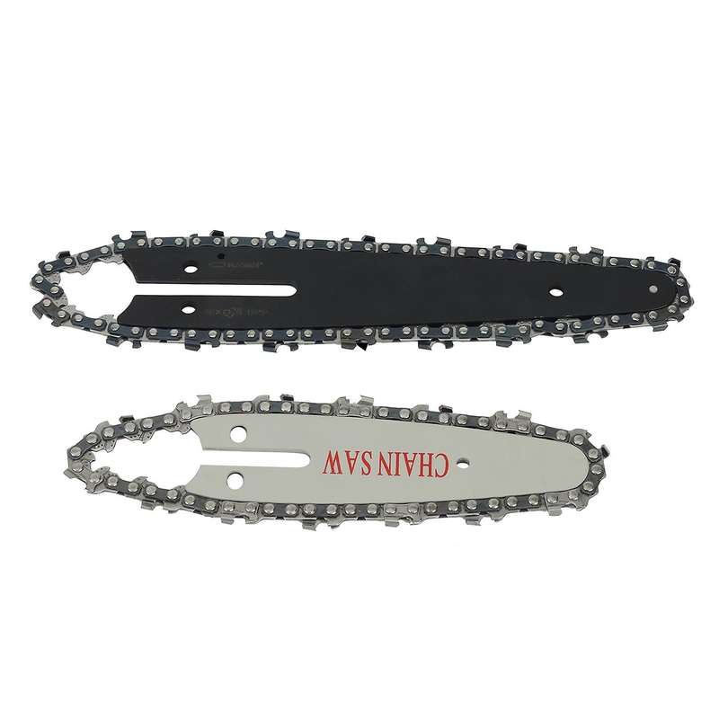 6Pcs 4/6Inch Chains and Guides Set for Mini Pruning Saw Electric Saw High Quality and Durable ChainS