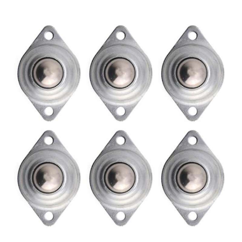 6Pcs 5/8Inch 15.8mm Roller Ball Transfer Bearings Ball Transfer Unit Bearing Conveyor Roller Wheel