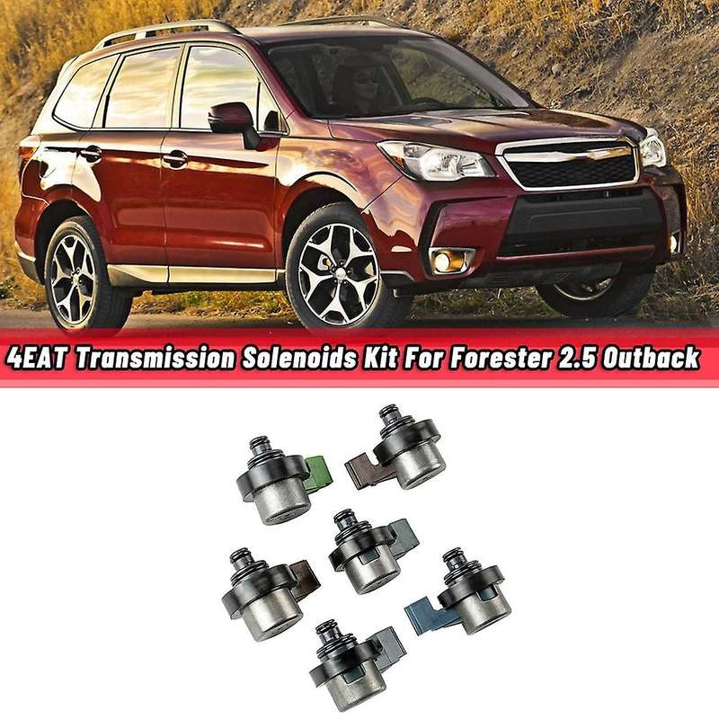 6pcs 4eat Transmission Solenoids Kit for Forester 2.5 31939-aa191 31939aa150 31939aa190
