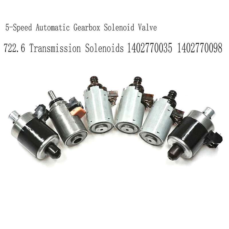 6pcs 722.6 Transmission Solenoids 5-speed Automatic Gearbox Solenoid Valve for 1402770035 140277009