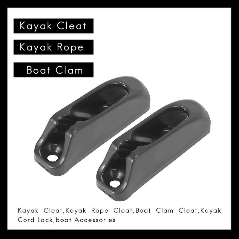 6pcs Canoe Kayak Cord Lock Rudder Control Nylon Self-lock Rope Cord Tensioner Runner Anchor Jam Cle