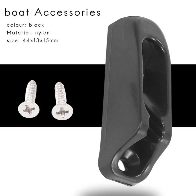 6pcs Canoe Kayak Cord Lock Rudder Control Nylon Self-lock Rope Cord Tensioner Runner Anchor Jam Cle