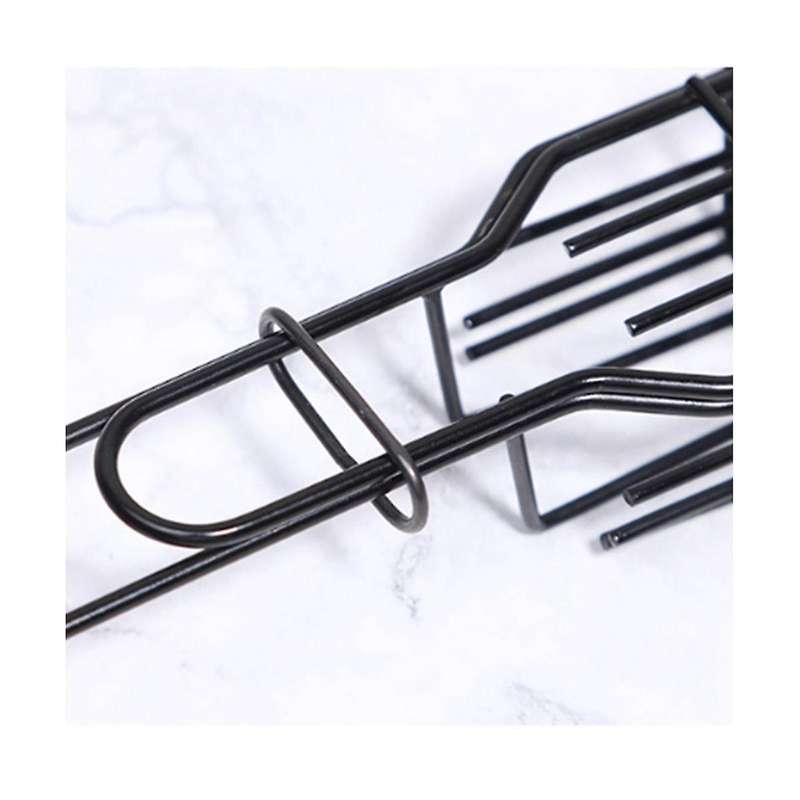 6pcs Bbq Grilling Basket Stainless Steel Barbecue Grill Basket Tools Grill Mesh for Fish Vegetable