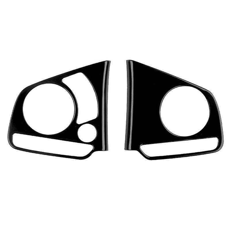 6Pcs Black Inner Steering Wheel Sticker Trim Car Accessories for 10Th 2016-2021