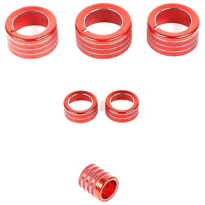 6Pcs Car Audio Switch Button Cover , Air Conditioning Button Cover ,Gear Shift Knob Cover for 4Runne