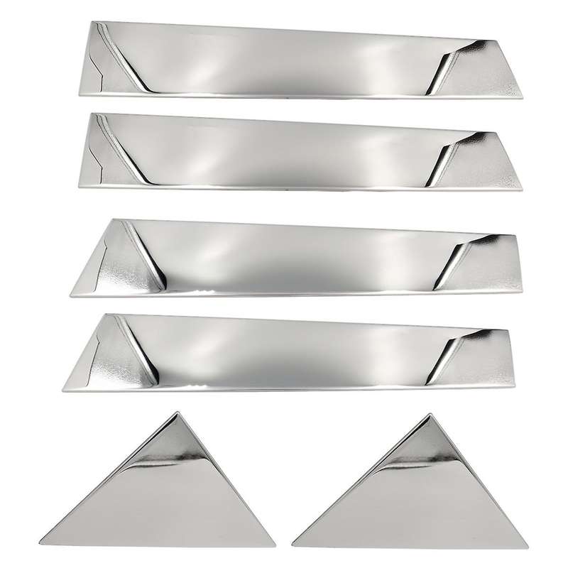 6Pcs Car Door Window Chrome Pillar Post Trim 2005-2010 300 300C Chrome Trim Decoration