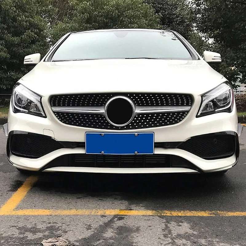 6Pcs Car Bumper Splitter Spoilers Side Air Vent Canard Trim Kit for CLA CLA200 220 250 260 2016-2019