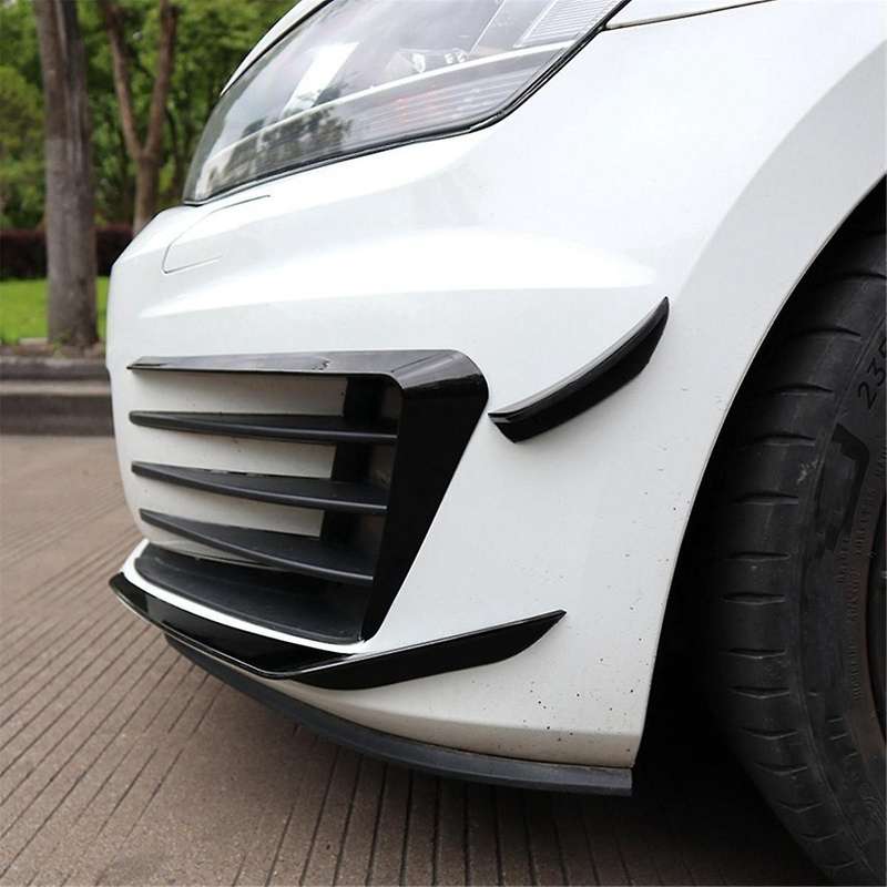 6pcs Car Front Bumper Spoiler Splitter Cover Fog Light Splitter Trim for Golf 7 Golf Mk7 2013-2016 1