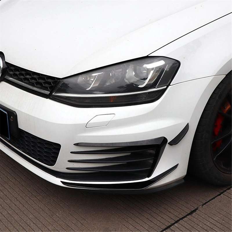 6pcs Car Front Bumper Spoiler Splitter Cover Fog Light Splitter Trim for Golf 7 Golf Mk7 2013-2016 1