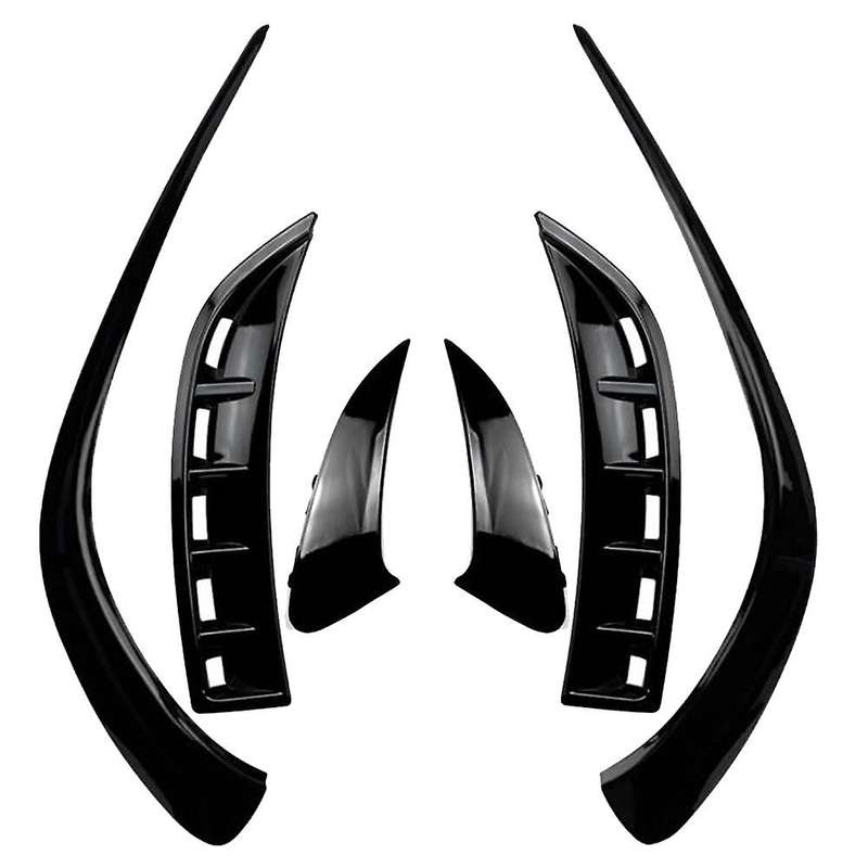 6Pcs Car Front & Rear Bumper Splitter Spoilers Side Canard Trim for CLA C118 CLA200 260 2020+