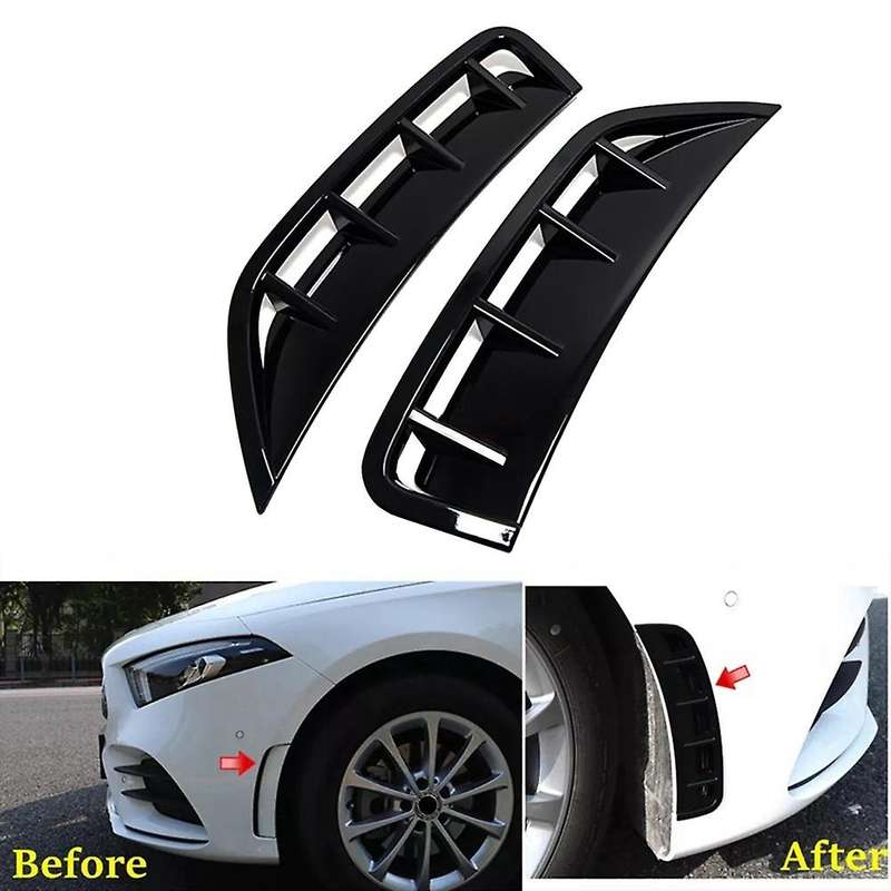 6Pcs Car Front & Rear Bumper Splitter Spoilers Side Canard Trim for CLA C118 CLA200 260 2020+