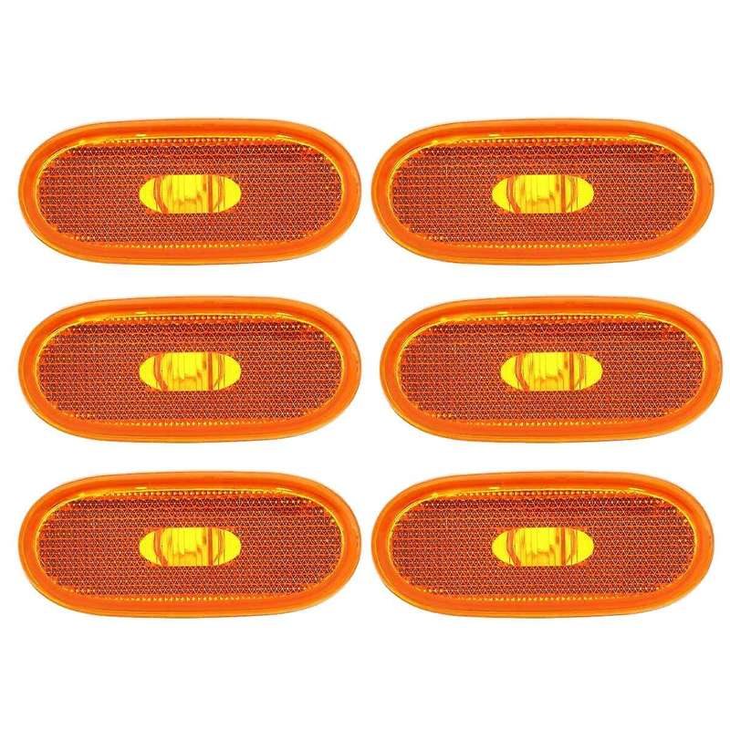 6Pcs Car Amber Turn Signal Light Side Marker Light for Sprinter W906 2006+ A0038202956