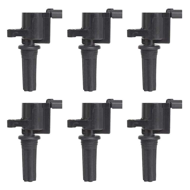 6Pcs Car Ignition Coil for 2000-2005 S-Type 3.0L 2000-2002 FD496 2W4Z-12029-AA