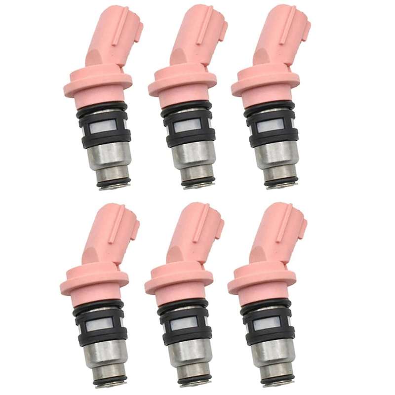 6Pcs Car Fuel Injectors Nozzle 16600-73C00 A46-H02 for Sylphy 100NX Almera Primera Sunny 1660073C00