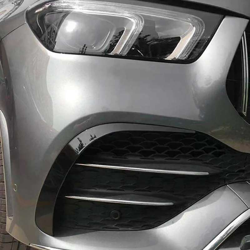6Pcs Car Front&Rear Bumper Splitter Spoilers Trim for - GLE W167 2020 AMG Gloss Black