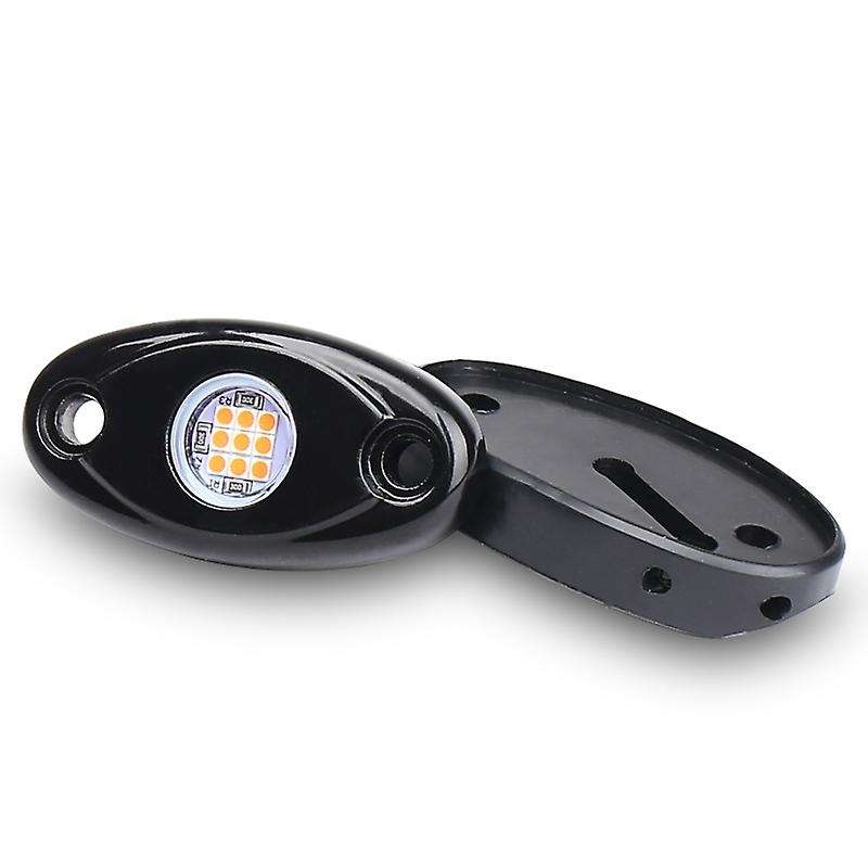 6Pcs Car Under Wheel Lights 800LM 9 LED Rock Light for Off-Road