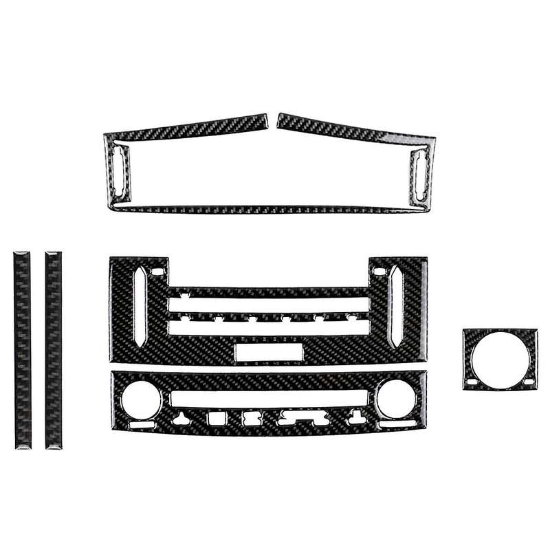 6Pcs Carbon Fiber Air Vent AC&CD Panel Cover Trim Set for IS250 IS350 2014 -18