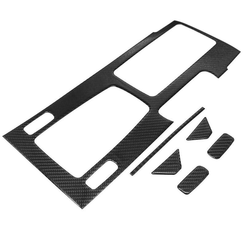 6Pcs Carbon Fiber Interior Gear Shift Set Cover Trim for Accord 2013-2017