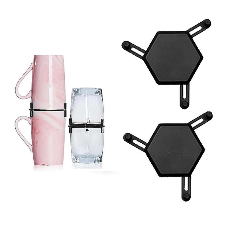 6pcs Coffee Mug Holder Adjustable Drinkware Stacker Organizer Stackable Coffee Cup Organizer Cup St