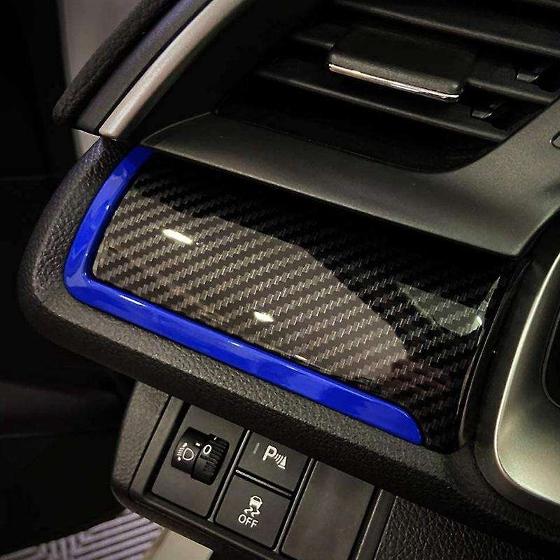 6Pcs Console Center Dashboard Cover Trim Decorative Sticker for 10Th Gen 2016 2017 2018 2019 2020