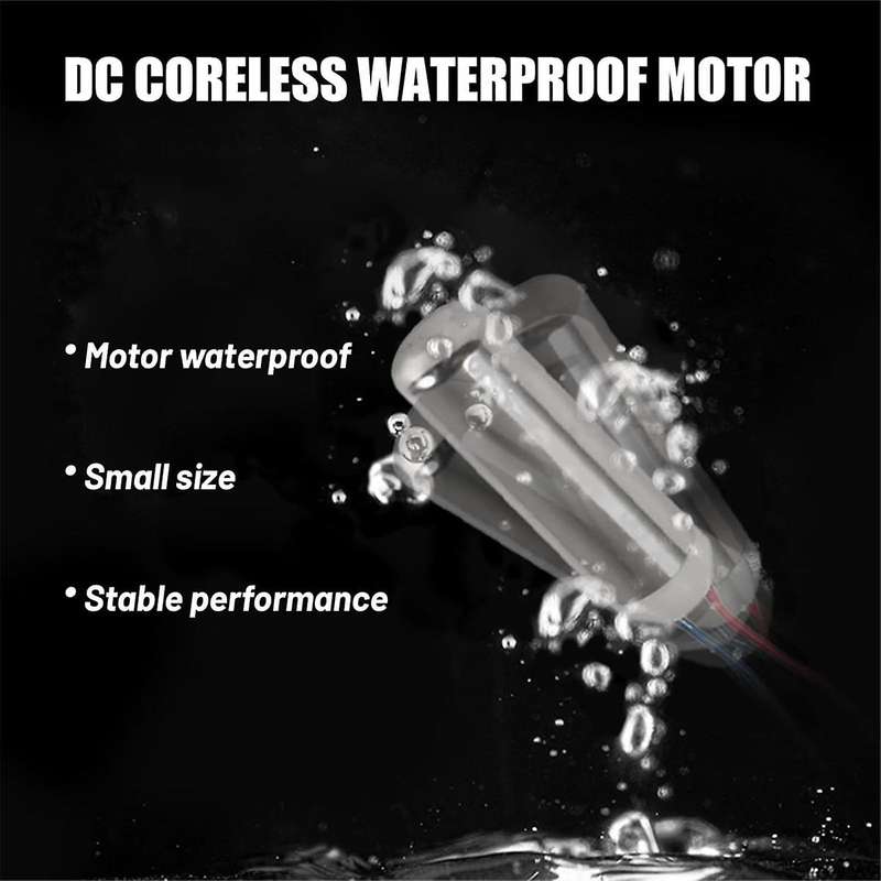 6PCS DC CorelessVibration Motor 7X25Mm Waterproof Vibration Motor 1-6V 8000-2000RPM Suitable for Vib