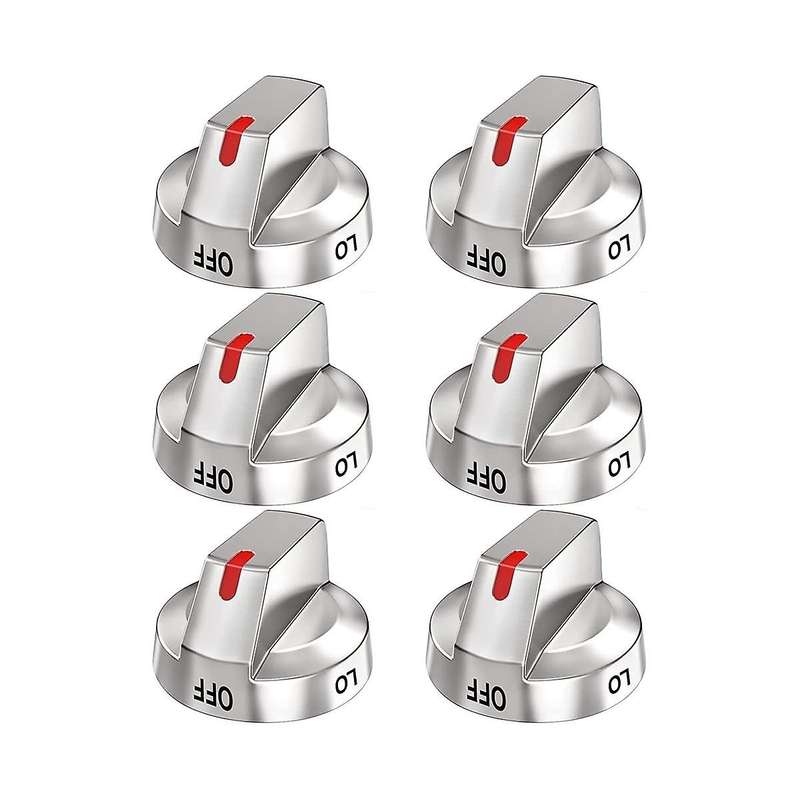 6pcs Dg64-00473a Ultra Durable Control Knobs Replacement Stove Burner Oven,stove Knobs Gas Range