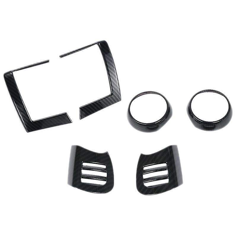 6PCS Dash Cover for MINI F55 F56 F57 Carbon Fiber Interior Stickers