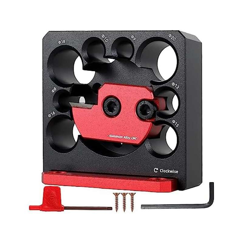 6pcs Dowel Maker Jig Kit,metric 8mm to 20mm Adjustable Dowel Maker,with Carbide Blade,for Wooden Rod