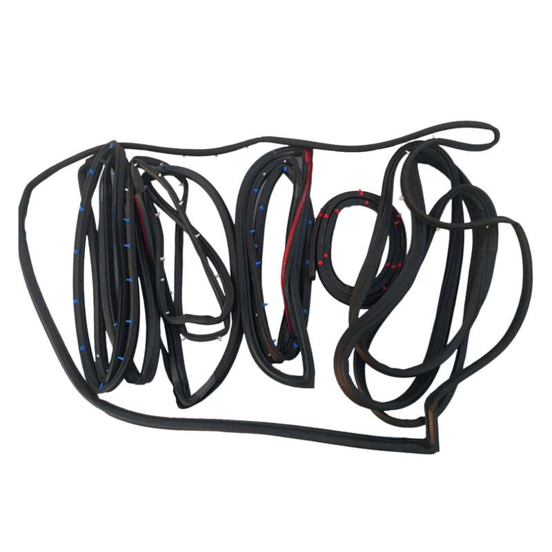6PCS Door Rubber Seal Doorpost Rubber Strip for Montero V31W V43W MR120675 MR120676 MR120677 MB66933