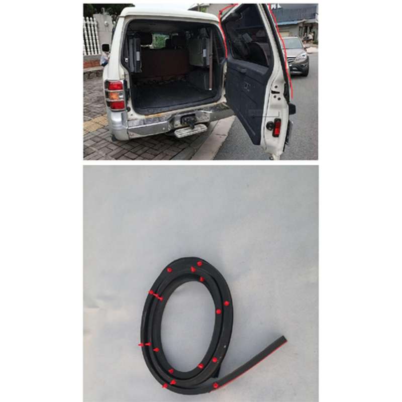 6PCS Door Rubber Seal Doorpost Rubber Strip for Montero V31W V43W MR120675 MR120676 MR120677 MB66933