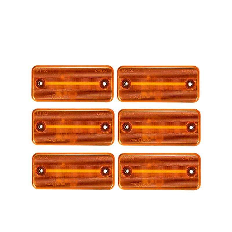6Pcs Dynamic Car LED Side Marker Light Turn Signal for Ducato Boxer Truck