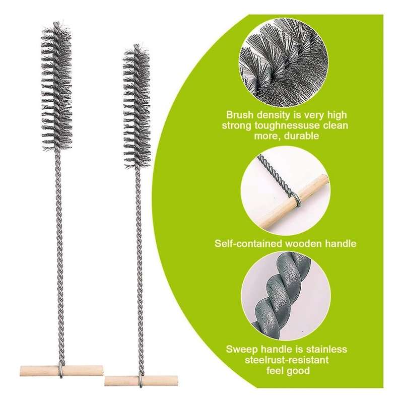 6pcs Drill Hole Brush Set,8/12/16/20/25/30mm Stainless Steel Hole Brush,cleaning Brush,for Efficient