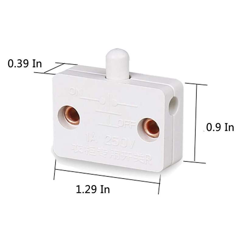 6Pcs Door Led Switch for Closet Light,Normally Closed Cabinet Electrical Lamp Switches,for Closet Pa