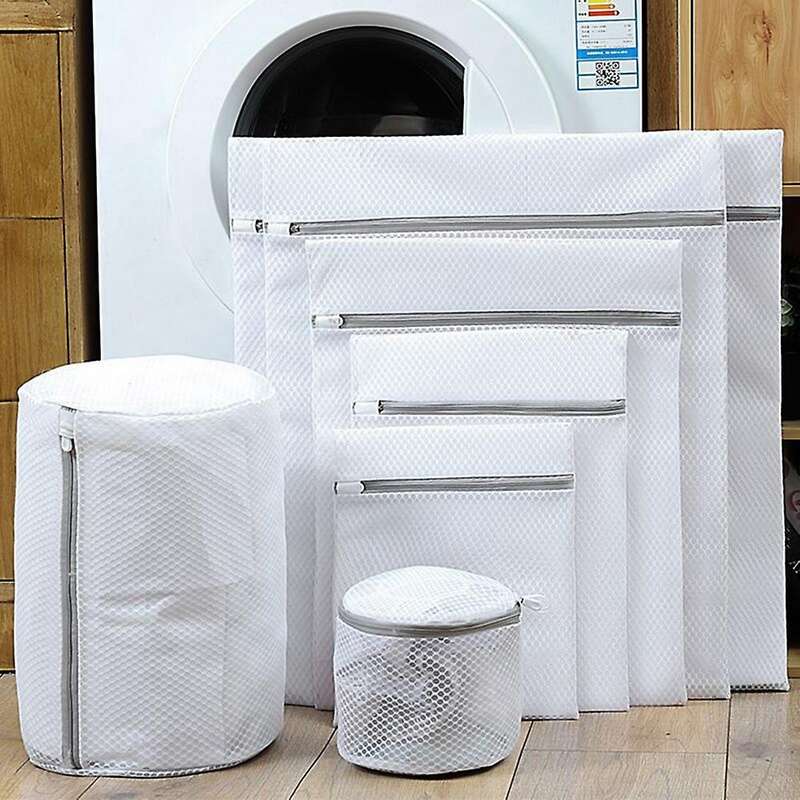 6Pcs Durable Honeycomb Mesh (6 Different Sizes) Honeycomb Net Laundry Bag