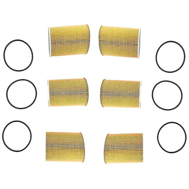 6Pcs Engine Motor Oil Filter Kit 94810722200 for V6 V8
