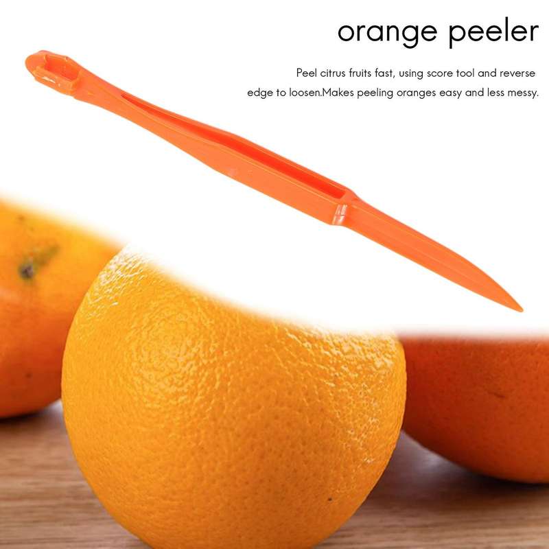 6PCS Easy Orange Citrus Peeler in Orange Color Kitchen Tool