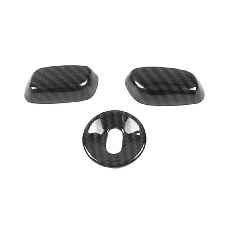 6pcs for Ct4 2020 Car Carbon Fiber Adjustment Knob Button Cover Trims