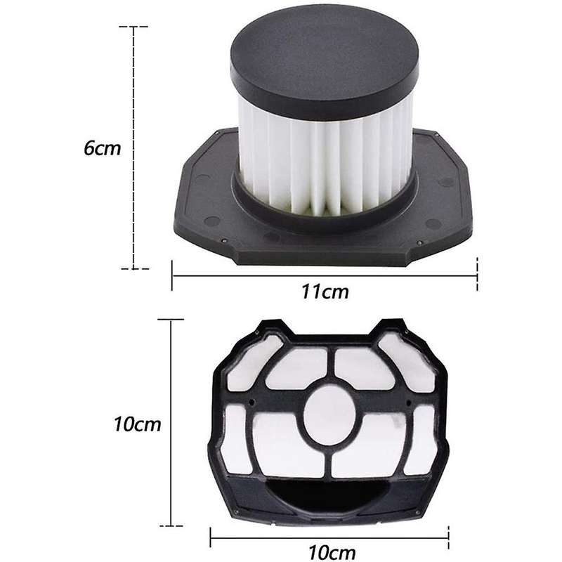 6Pcs Filter and 6 Pcs Pre-Screen Replacement Parts for 313282002 18-Volt Pillar Vacuum Cleaner Air F