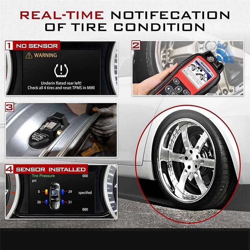 6pcs for Mx Sensor 433 315mhz Tpms Sensor Tire Pressure Repair Tools Scanner Maxitpms Monitor Progr