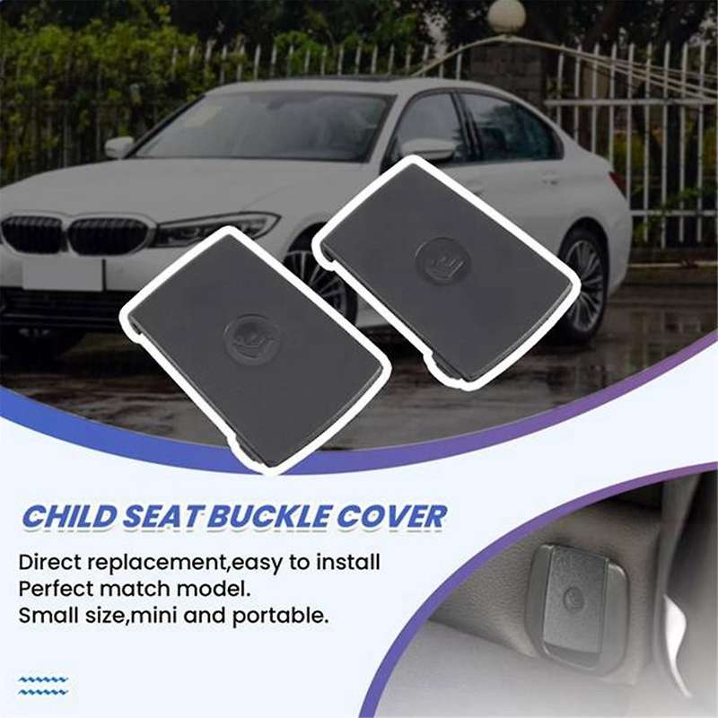 6Pcs for F20 F30 F31 E84 E87 3-Series Rear Child Seat Anchor ISOFIX Cover 52207319686