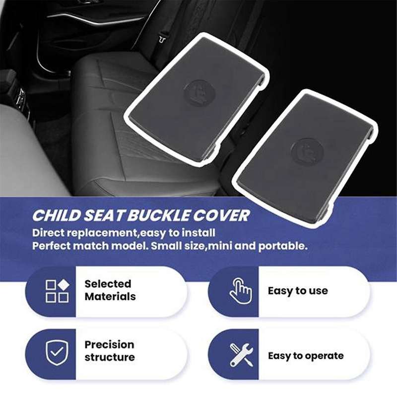 6Pcs for F20 F30 F31 E84 E87 3-Series Rear Child Seat Anchor ISOFIX Cover 52207319686