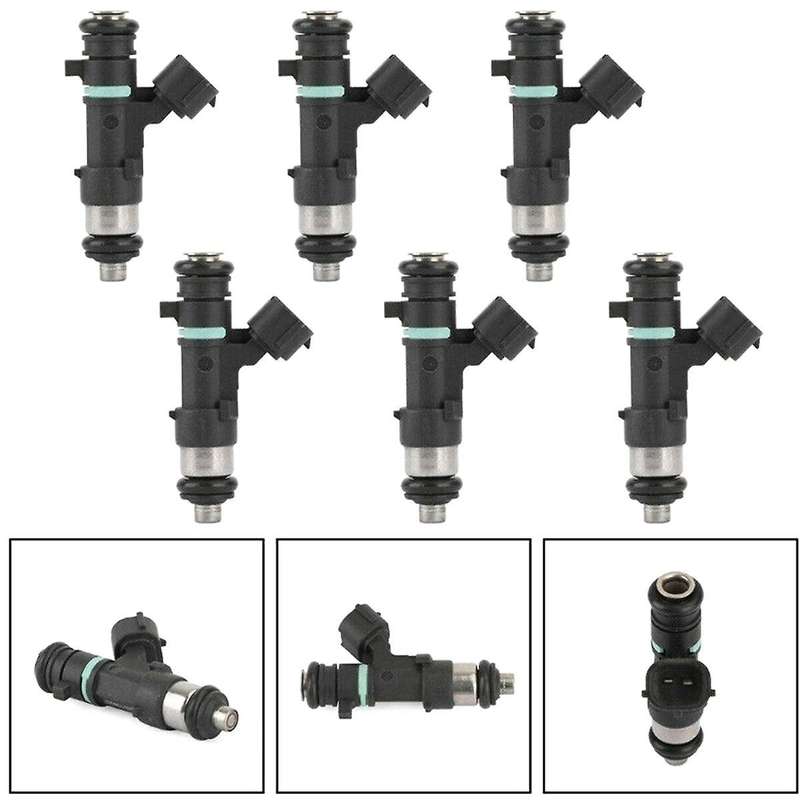 6PCS Fuel Injectors for QX56 Frontier 4.0L 0280158007 16600-7S000
