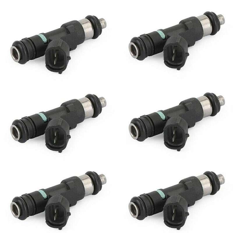 6PCS Fuel Injectors for QX56 Frontier 4.0L 0280158007 16600-7S000